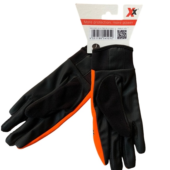 🧡 Kinetixx Size 6 Keke Orange Fluo Sports Gloves Germany Brand new🧡 - Picture 3 of 6